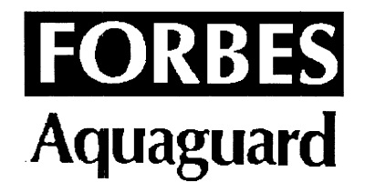 Forbes Aquaguard (label) Device mark 1106891 Trademark