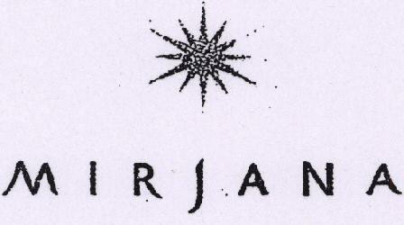 M I R J A N A (device Of Star) Device mark 1532261 Trademark
