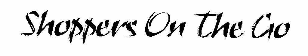 Shoppers On The Go (special Form Of Writing) Device mark 1470056 Trademark