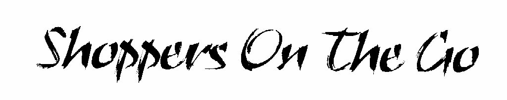 Shoppers On The Go (special Form Of Writing) Device mark 1470058 Trademark