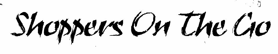 Shoppers On The Go (letter Written In Special Form) Device mark 1470081 Trademark