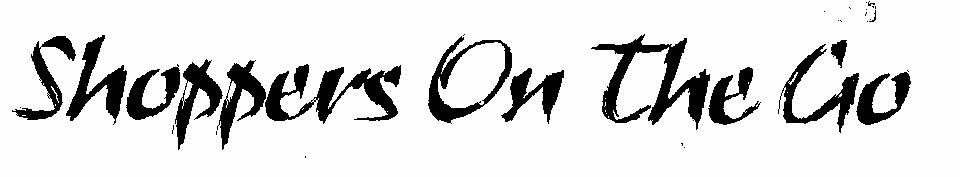 Shoppers On The Go (letter Written In Special Form) Device mark 1470083 Trademark