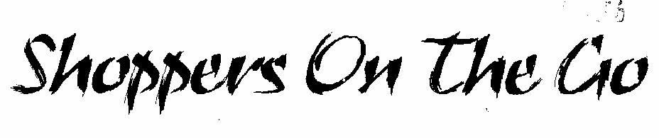 Shoppers On The Go (letter Written In Special Form) Device mark 1470084 Trademark