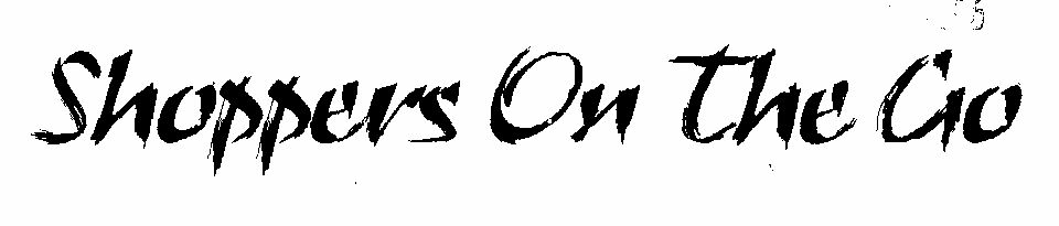 Shoppers On The Go (letter Written In Special Form) Device mark 1470089 Trademark
