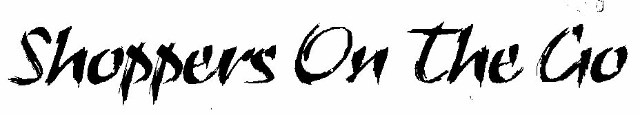 Shoppers On The Go (letter Written In Special Form) Device mark 1470092 Trademark