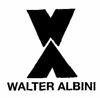 X Logo, Walter Albini Device mark 1477117 Trademark