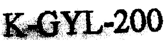 K-gyl-200 Device mark 1228458 Trademark
