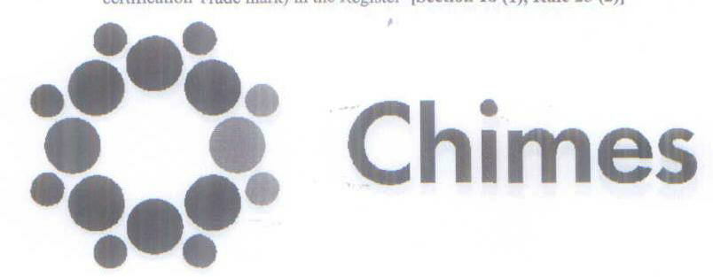 Chimes (logo) Device mark 1590475 Trademark