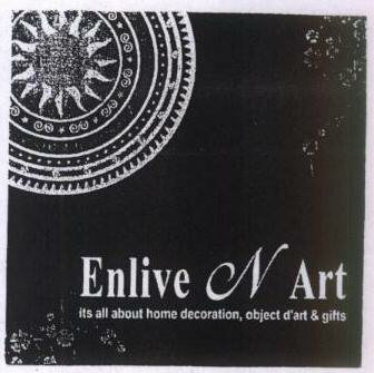 Enlive N Art (logo) Device mark 1592029 Trademark