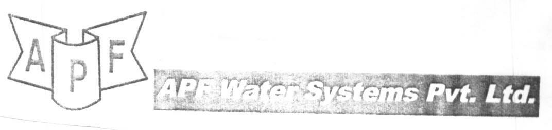 Apf Water Systems Pvt. Ltd. Device mark 1611617 Trademark