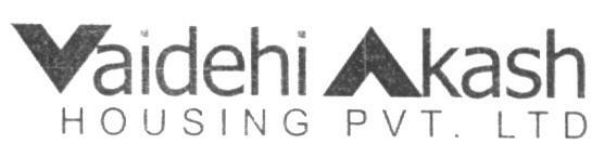 Vaidehi Akash Housing Pvt. Ltd (label) Device mark 1621459 Trademark