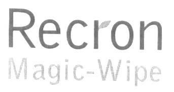 Recron Magic-wipe (device Of Leaf) Device mark 1622018 Trademark