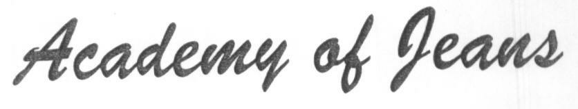 Academy Of Jeans (device) Device mark 1620357 Trademark