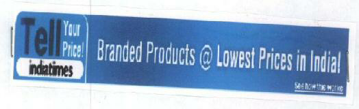 Tell Your Price Label Device mark 1318810 Trademark