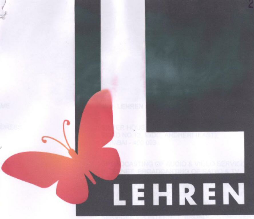 Lehren (device Of Butterfly) Device mark 1657098 Trademark