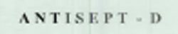 Antisept - D Device mark 1725914 Trademark