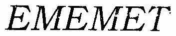 Ememet (special Form Of Writing) Device mark 1474109 Trademark