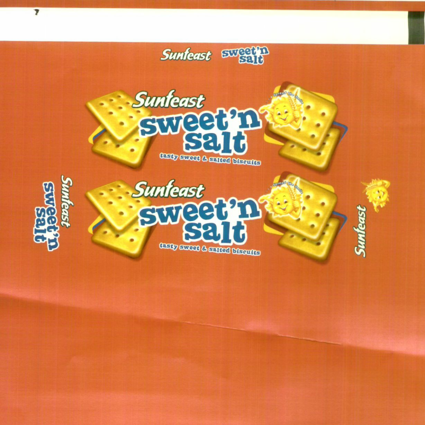 Sunfeast Sweet N Salt (coloured) Device mark 1457048 Trademark
