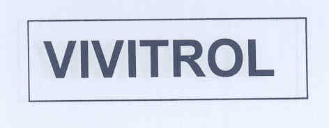 Vivitrol (label) Device mark 1755318 Trademark