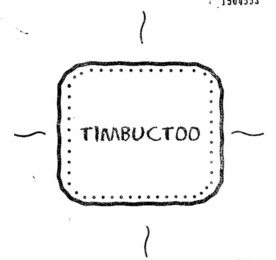 Timbuctoo (label) Device mark 1504553 Trademark