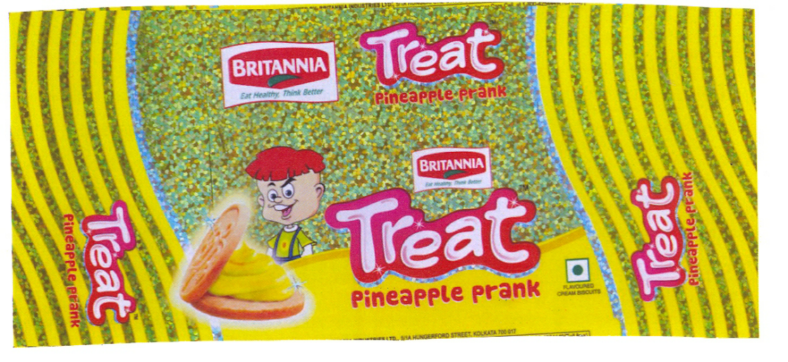 Britannia Treat Pineapple Prank (device) Device mark 1770164 Trademark