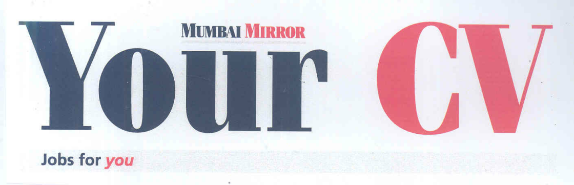 Mumbai Mirror Your Cv (label) Device mark 1761081 Trademark