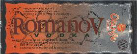 Orange Thrill Romanov Vodka Device mark 1816260 Trademark