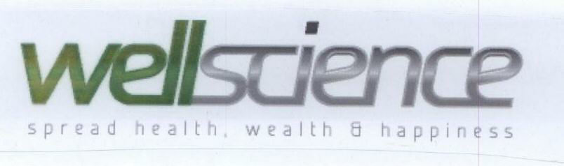 Wellscience Spread Health. Wealth &happiness Device mark 1792243 Trademark