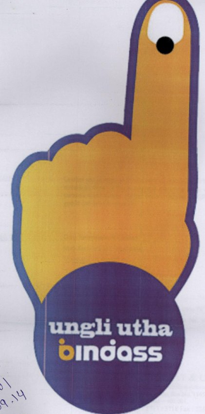 Ungli Utha Bindass (label) Device mark 1792274 Trademark