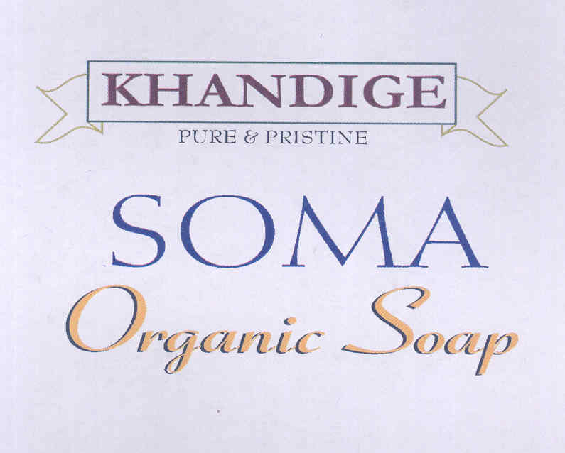Khandige Soma Organic Soap (label) Device mark 1580732 Trademark