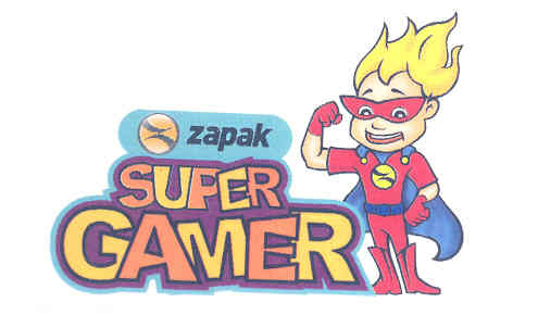 Zapak Super Gamer (device Of Man) Device mark 1579466 Trademark