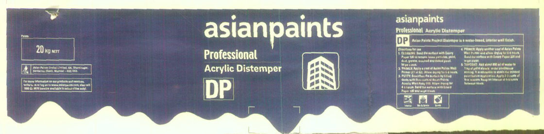 Asian Paints (label) Device mark 1609258 Trademark