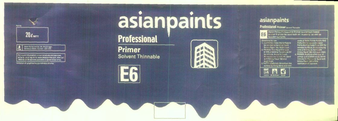 Asian Paints (label) Device mark 1609259 Trademark