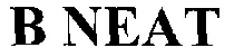 B Neat Device mark 1861923 Trademark