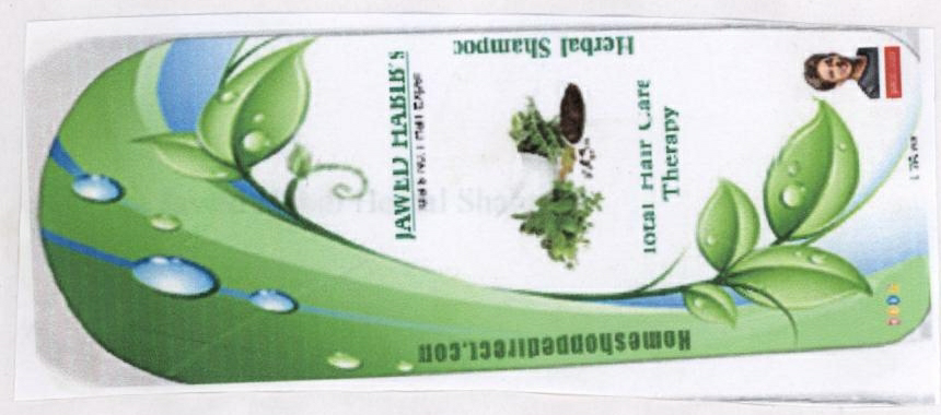 Jawed Habibs Herbal Shampoo Device mark 1875307 Trademark