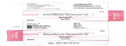 Betamethasone Dipropionate Gel Device mark 1682888 Trademark