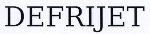 Defrijet Device mark 1866044 Trademark