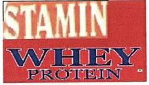 Stamin Whey Protiein Device mark 1875582 Trademark