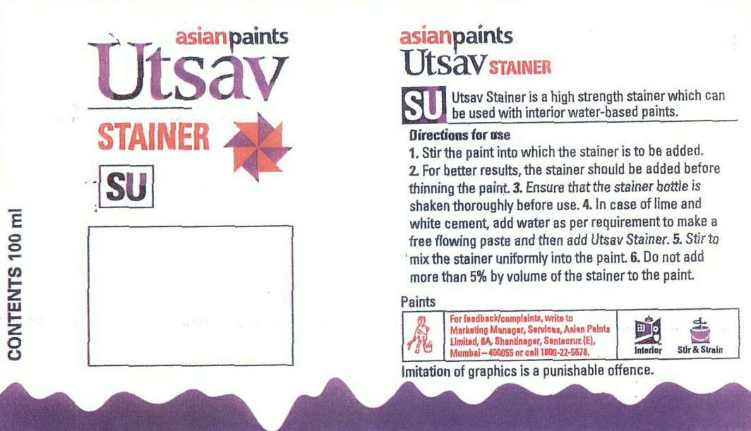 Asianpaints Utsav (label) Device mark 1670417 Trademark