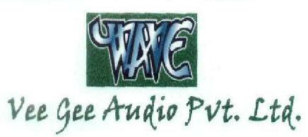Wave With Device, Vee Gee Audio Pvt.ltd Device mark 1905056 Trademark