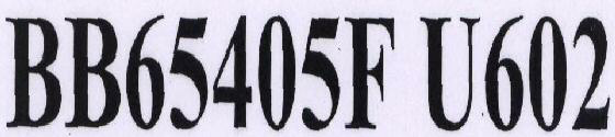 Bb65405f U602 With Devce Device mark 1687508 Trademark