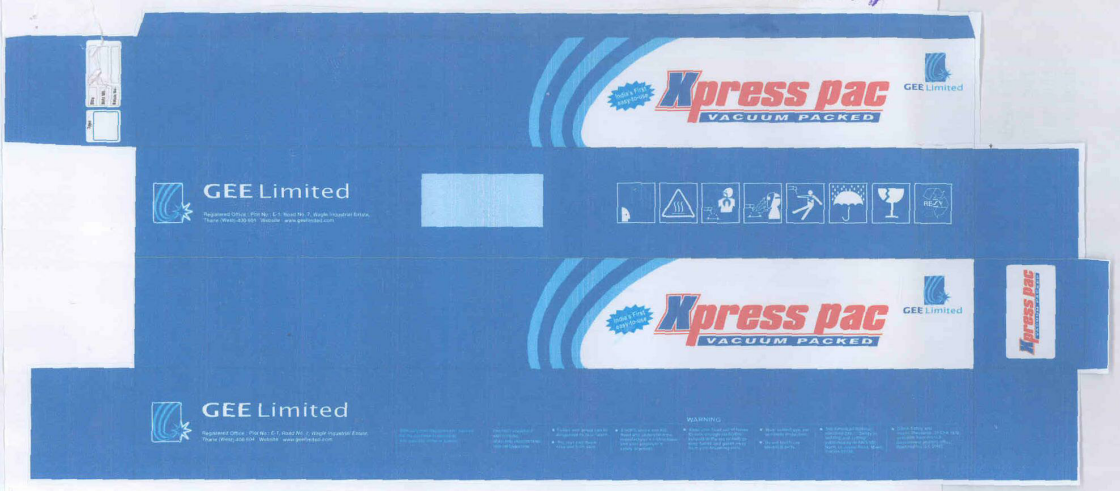 Xpress Pac (label) Device mark 1764435 Trademark