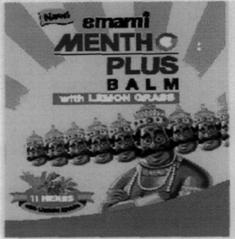 Emami Mentho Plus Balm Device mark 2086692 Trademark
