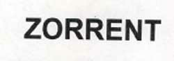 Zorrent Device mark 2087529 Trademark