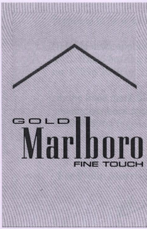Gold Marlboro Fine Touch (device) Device mark 1809322 Trademark