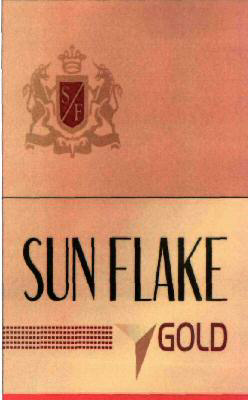 Sun Flake Gold. Device mark 1907711 Trademark