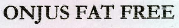 Onjus Fat Free Device mark 2220600 Trademark
