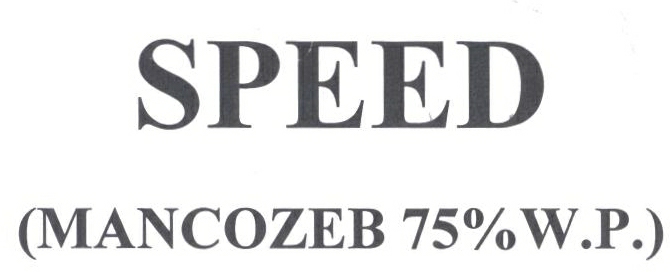 Speed (mancozeb 75% W.p.) Device mark 2197353 Trademark