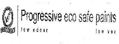 Progressive Eco Safe Paints (logo) Device mark 2023399 Trademark