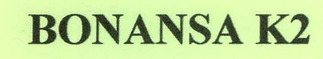 Bonansa K2 Device mark 2301280 Trademark